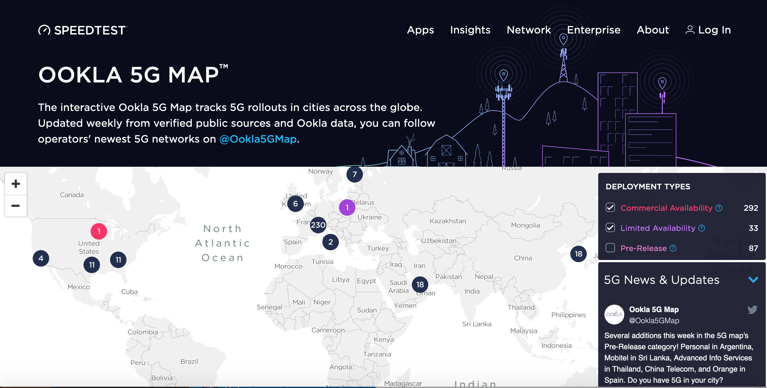 Ookla 5g Tower Map How To View 5G Networks Where You Live - 5Gstore Blog