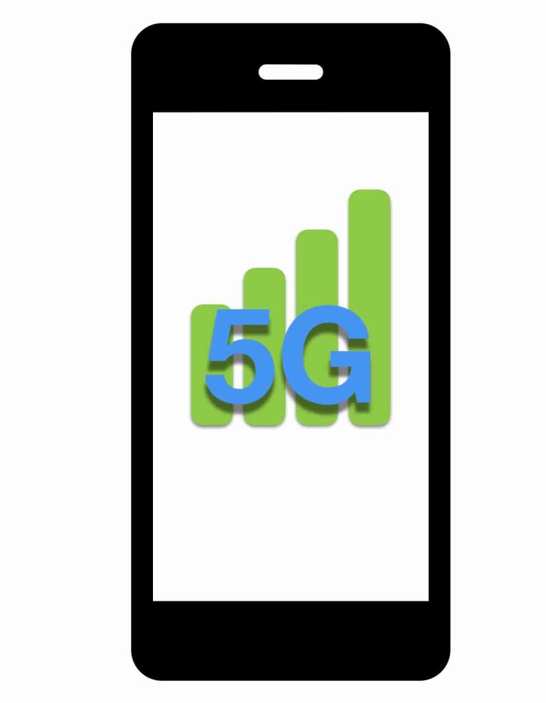 5G phone signal bars