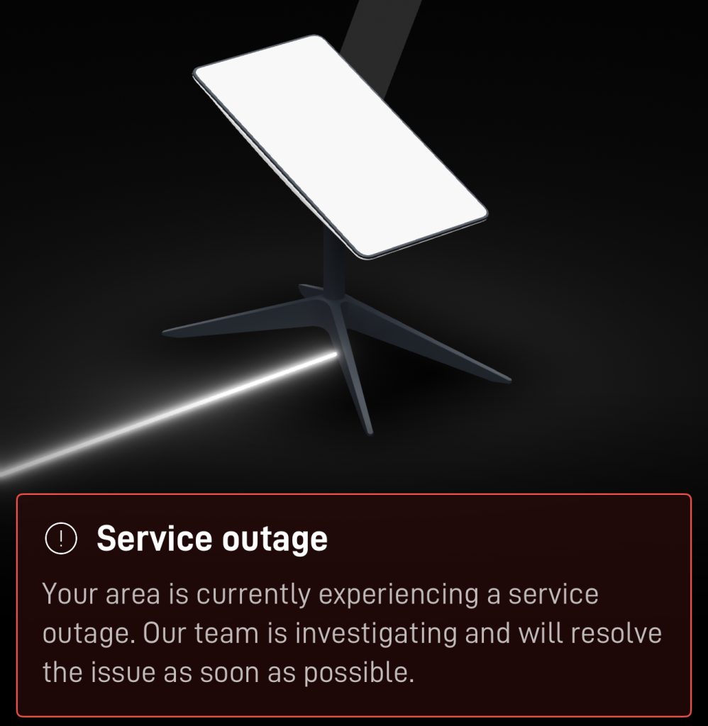 Starlink Outage