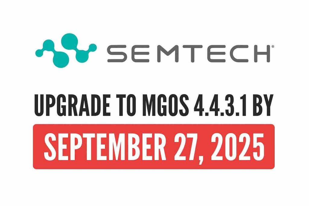 Semtech MG90 upgrade 4 4 3 1