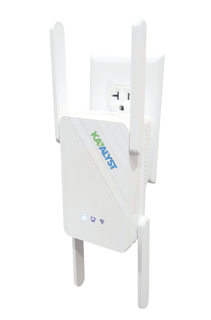 Katalyst Sidekick: Boost Your Wi-Fi Everywhere—Wi-Fi 6 Range Extender for 3 Gbps and 2,500 sq ft Coverage 2 Sidekick Outlet