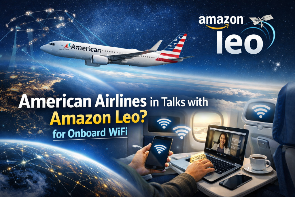 American Airlines Amazon Leo for WiFi