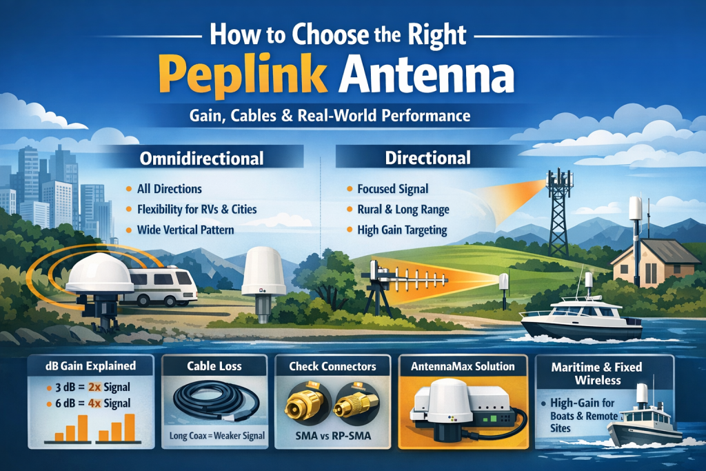 Peplink Antenna Selection Guide
