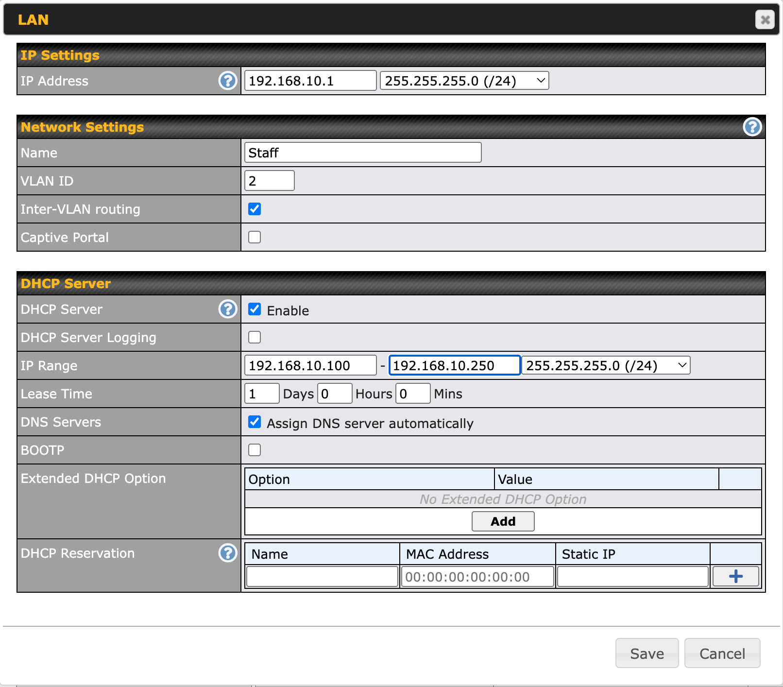 Peplink LAN 2