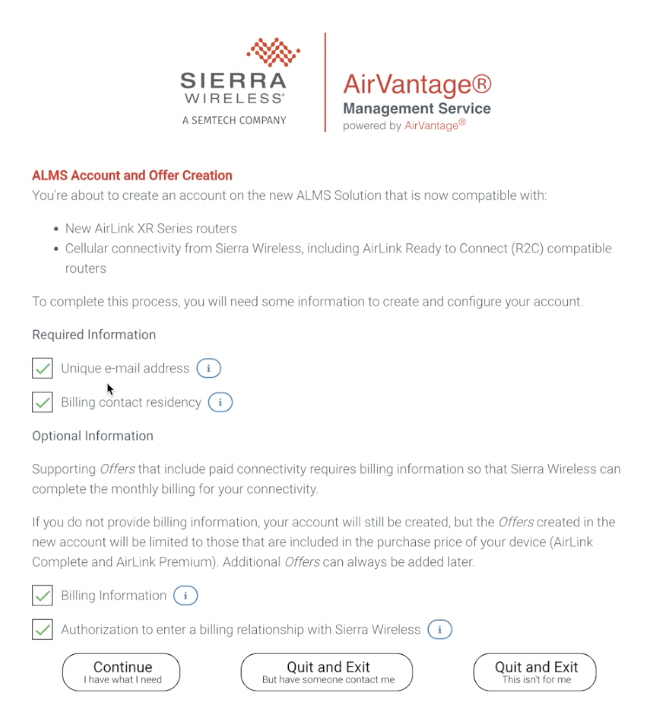 Airlink Support for AMM Onsite - MG Devices