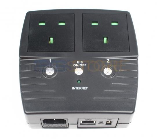 5Gstore Remote Power Switch - 2 Outlets (Type G Plug for UK, Ireland, Hong Kong, Malaysia, & More)