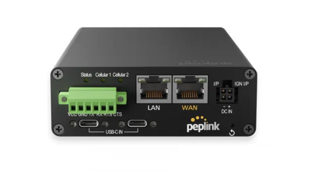 Pepwave MAX Transit Pro w/ 2x CAT7/CAT12 LTE-A Modems + PrimeCare - MAX-TST-PRO-DUO-LTEA-USR-T-PRM