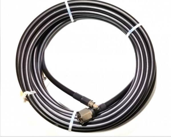 200 Foot Ultra Low Loss Cable (LMR400 Equivalent) (N/Male & SMA/Male Connectors) - Black - 
