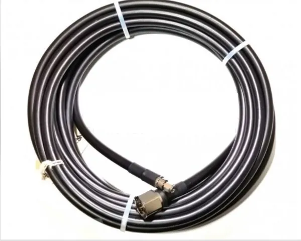 200 Foot Ultra Low Loss Cable (LMR400 Equivalent) (N/Male & SMA/Male Connectors) - Black - 
