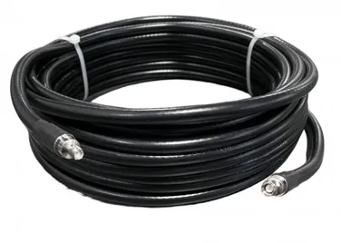 100 Foot Ultra Low Loss IP67 Rated Cable (LMR400 Equivalent) (SMA/Male & SMA/Female Connectors) - Black - 