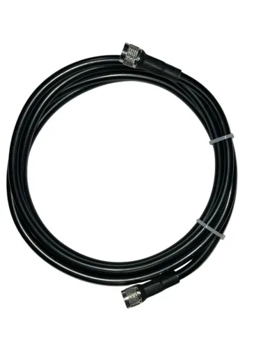 10 Foot Ultra Low Loss Cable (LMR400 Equivalent) (N/Male Connectors) - Black - 