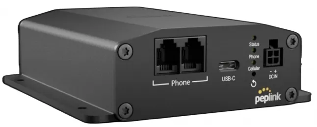 Peplink POTS Adapter with DC Hardwire - POTS-ADP-LTE-US-DC-T-PRM