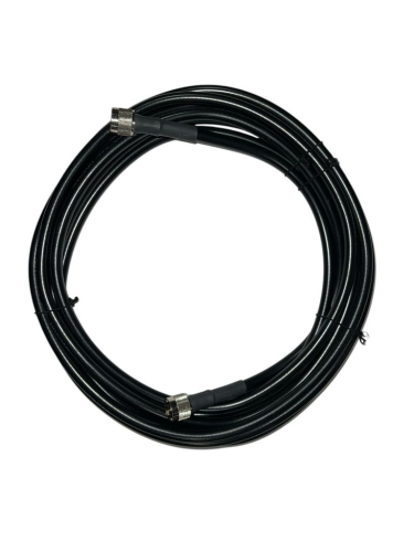 20 Foot Ultra Low Loss Cable (LMR400 Equivalent) (N/Male Connectors) - Black - 