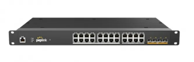 Peplink 24 Port PoE 2.5G Switch - PLS-24-H2G-410W