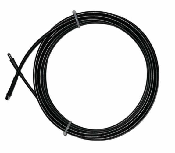 20 Foot Low Loss Cable (LMR240 Equivalent) (SMA/Female & SMA/Male Connectors) - Black - 