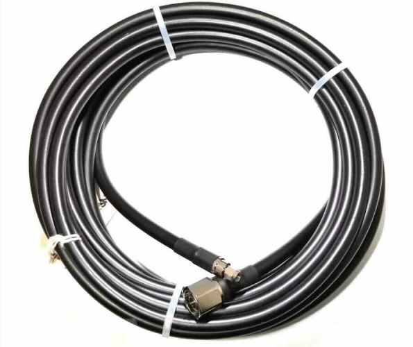 20 Foot Ultra Low Loss IP67 Rated Cable (LMR400 Equivalent) (N/Male & RP-SMA/Male Connectors) - Black - L4-20-NM-RPSM