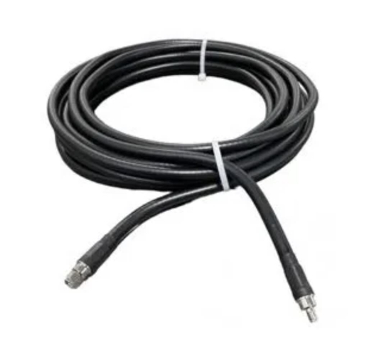 40 Foot Ultra Low Loss Cable (LMR400 Equivalent) (SMA/Male & SMA/Female Connectors) - Black - 