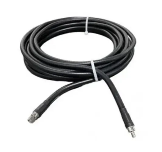 40 Foot Ultra Low Loss Cable (LMR400 Equivalent) (SMA/Male & SMA/Female Connectors) - Black - 