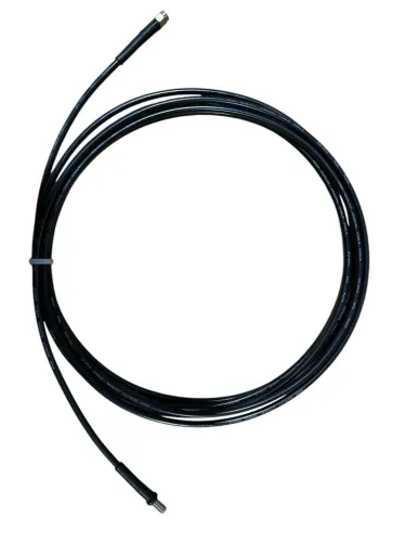 15 Foot Low Loss Cable (RG58 Equivalent) (RPSMA/Female & RPSMA/Male Connectors) - Black - 