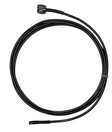 10 Foot Low Loss Cable (RG58 Equivalent) (SMA/Male & N/Male Connectors) - Black - 