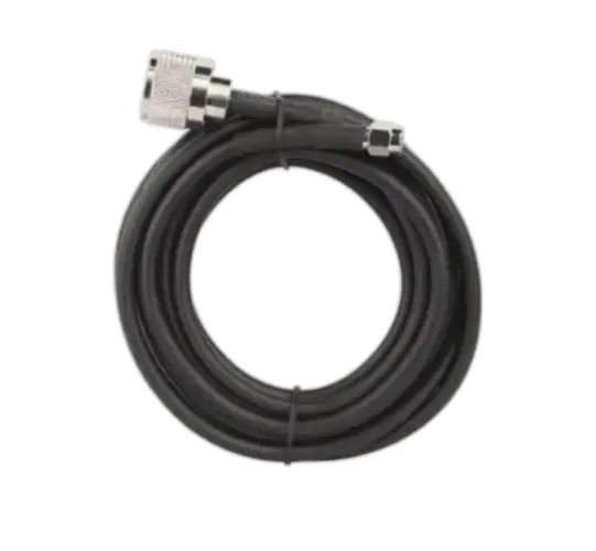 2 Foot Low Loss Cable (RG58 Equivalent) (SMA/Male & N/Male Connectors) - Black - 