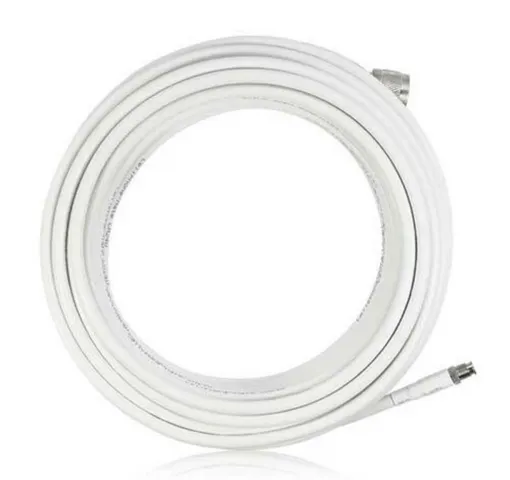 20 Foot White Low Loss Cable (FME/Female & N/Male) - SC-004-20-FN