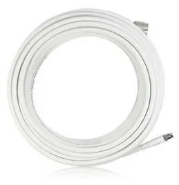 40 Foot White Low Loss Cable (FME/Female & N/Male) - SC-004-40-FN