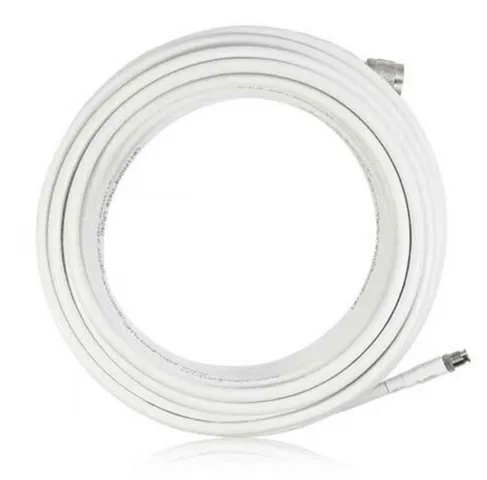 10 Foot White Low Loss Cable (FME/Female & N/Male) - SC-004-10-FN