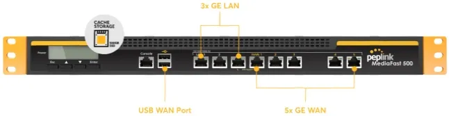 Pepwave Balance with MediaFast 500 Caching Router w/ 500GB SSD - MFA-500-B