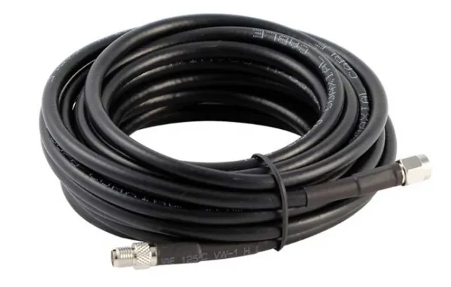 15 Foot Black RG58 Cable (SMA Connectors) - 955815