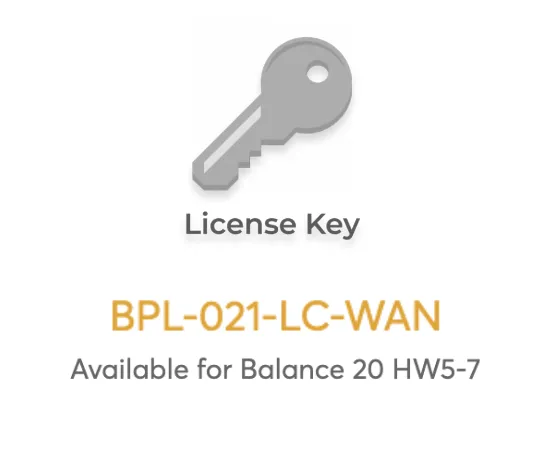 Peplink Balance 20 Third WAN Activation License (HW5-7 Only) - BPL-021-LC-WAN