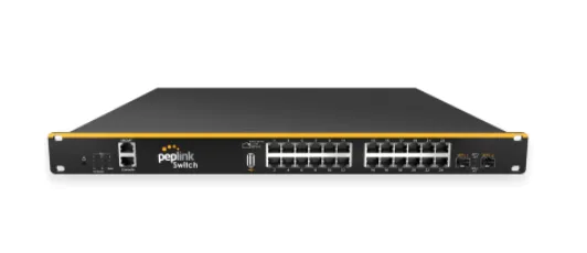 Peplink 24 Port SD Switch - 850W Power Budget - PSW-24-850W