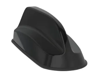 Sierra Black 6-in-1 SharkFin Thru Roof Antenna (MiMo/WiFi/GPS) - 6001197