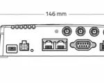 LX60, 4G LTE Router, North America, Wi-Fi+GNSS, includes 1-year AirLink Complete - Back View Measurements 