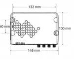 LX60, 4G LTE Router, North America, includes 1-year AirLink Complete - Top Measurements 