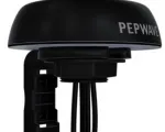 Pepwave Mobility 40G 5-in-1 Antenna for LTE/GPS - Black - SMA - Front View of Antenna w/ Mount