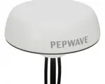 Pepwave Mobility 40G 5-in-1 Antenna for LTE/GPS - White - QMA - Top View of Antenna