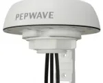 Pepwave Mobility 22G 5-in-1 Antenna for LTE/WiFi/GPS - White - Front View of Antenna w/ Mount
