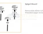 Poynting Black Puck Antenna (2xCell) - Spigot mount