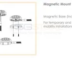 Poynting Black Puck Antenna (2xCell) - Magnetic mount
