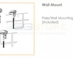 Poynting Black Puck Antenna (2xCell) - Wall mount