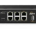 Pepwave MBX Mini w/ 2x 5G/Cat 20 LTE - Back of router