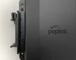 Peplink DIN Rail Mount for BR1 Mini / AP One Rugged / MAX Adapter - Alternate View - Din Rail Mount Attached