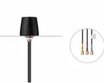 Taoglas MA145 Olympian II 3-in-1 GNSS, 5G/4G - Wi-Fi Permanent Mount Antenna - Taoglas Olympian II.MA145 complete with connectors