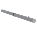 Poynting HELI-8 Circular Polarised, Bi-Directional Mine/Tunnel Antenna - HELI-8 Front View