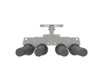 Poynting HELI-42 Circular Polarised, 2x2 MIMO, Bi-Directional Mine/Tunnel Antenna - HELI-42 Front View