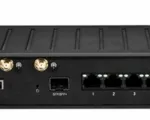 1-yr NetCloud Enterprise Branch Essentials Plan, Advanced Plan and E300 (no-modem) router with 5G Captive Modem Accessory - Cradlepoint E300 Back