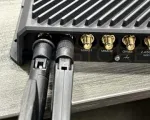 5-yr TAA Compliant NC Mobile Performance Essentials Plan and R1900 router with WiFi (5G modem, 4FF SIM), no AC power supply or a - Closeup of cell ports (antennas not included)