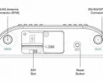 5-yr TAA Compliant NC IoT Gateway Essentials Plan and IBR200 router with WiFi (10 Mbps modem) for Verizon - Back View - Diagram 