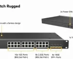 Peplink 24 Port PoE 2.5G Switch Rugged - Detailed View